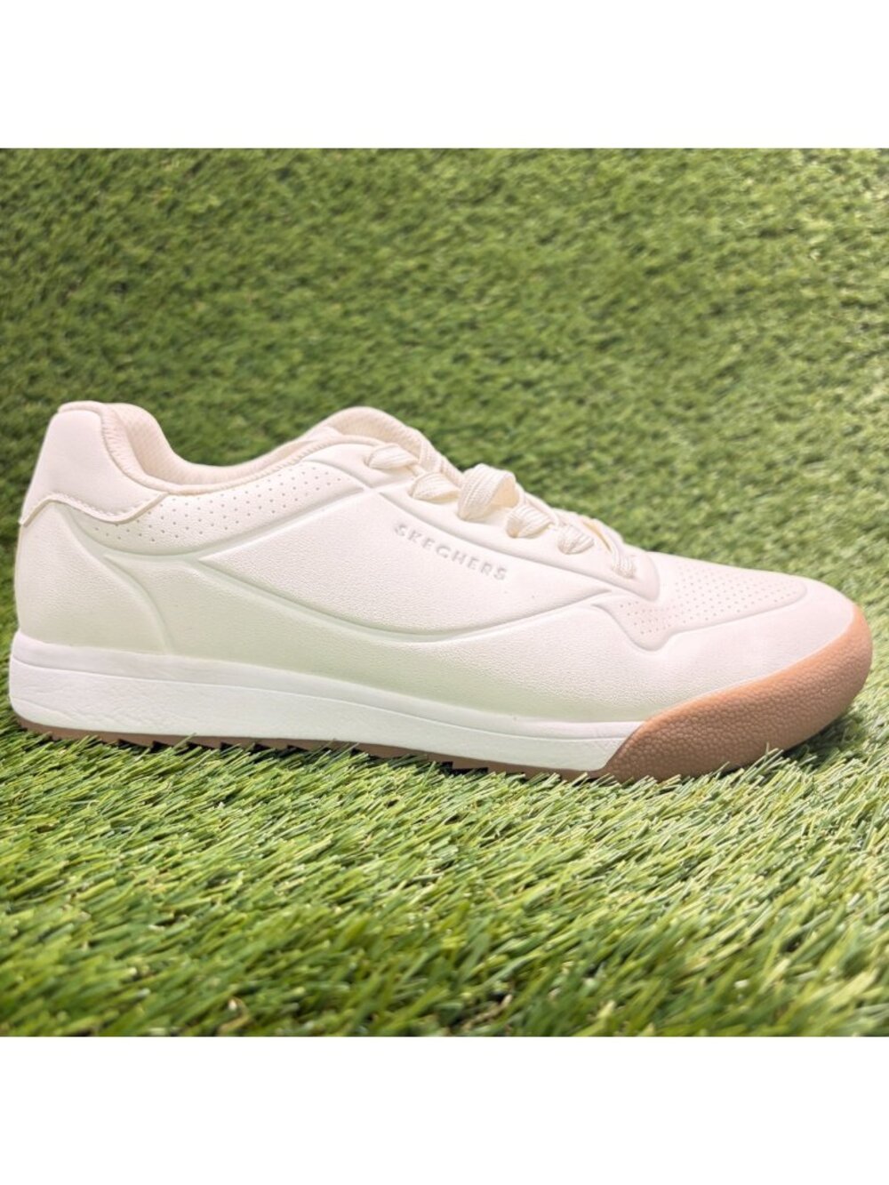 Skechers Zinger 2.0 Arwen Mens Size 7 Ivory Gum Athletic Running Shoes Sneakers